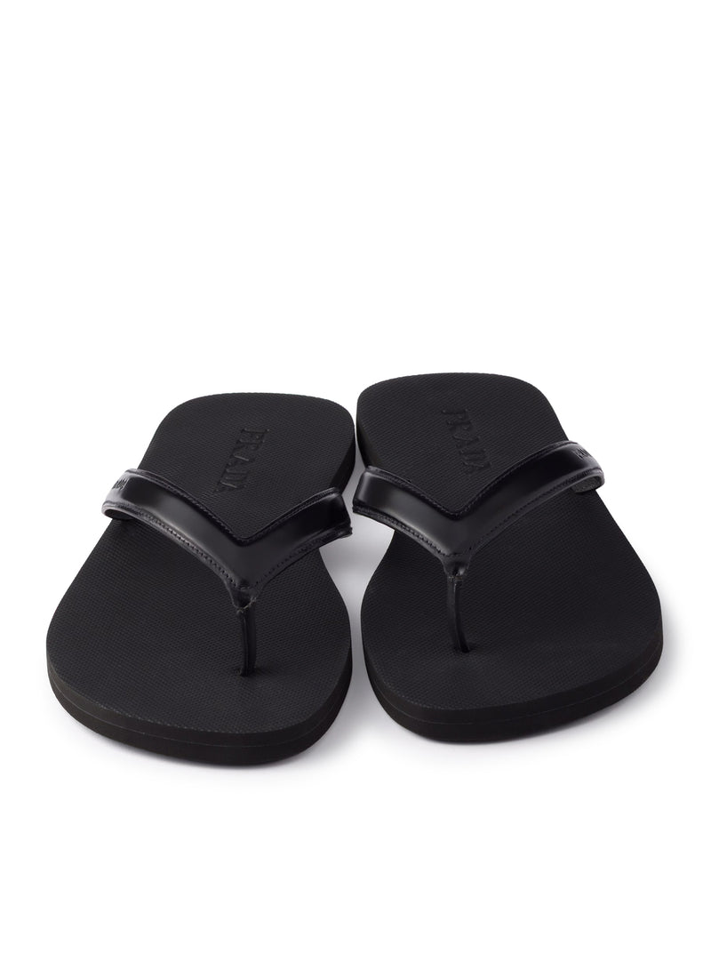 BRUSHED LEATHER IFRA FADIDI SANDALS