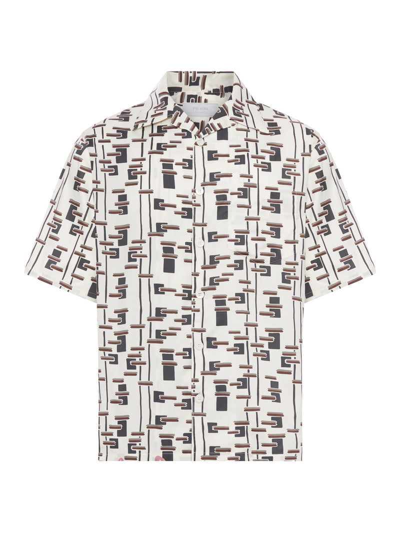 PATTERNED BOWLING SHIRT