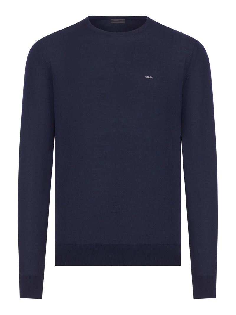 SUPERFINE WOOL CREWNECK SWEATER