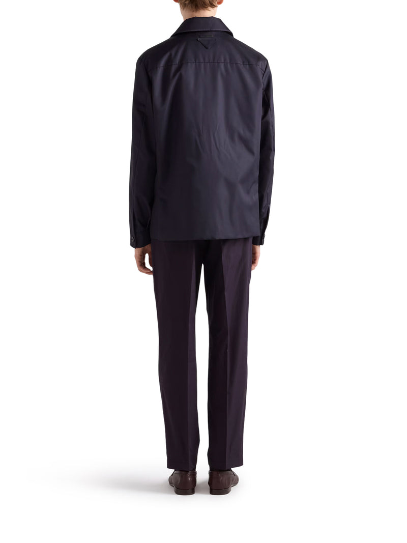 TAILORED COTTON POPLIN TROUSERS