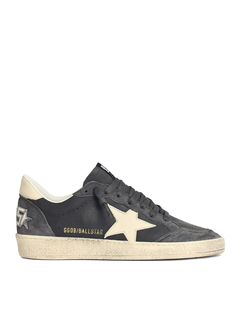 `BALL-STAR` LEATHER SNEAKER