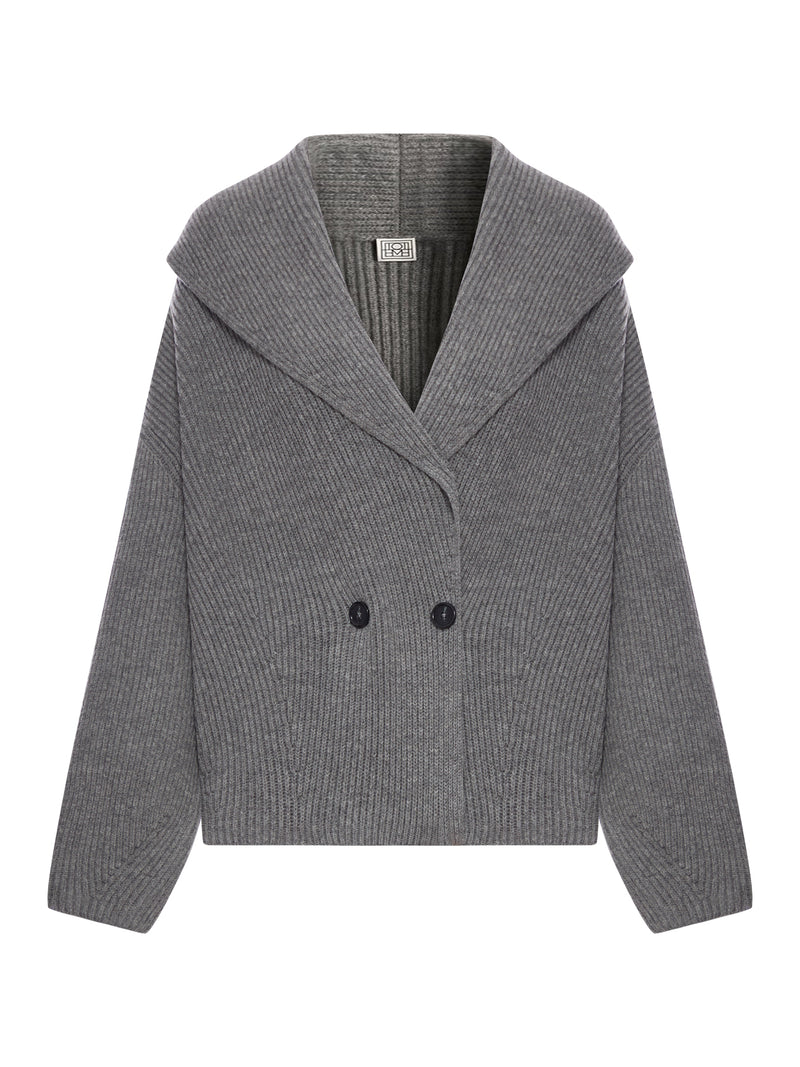 CARDIGAN WITH SHAWL LAPEL