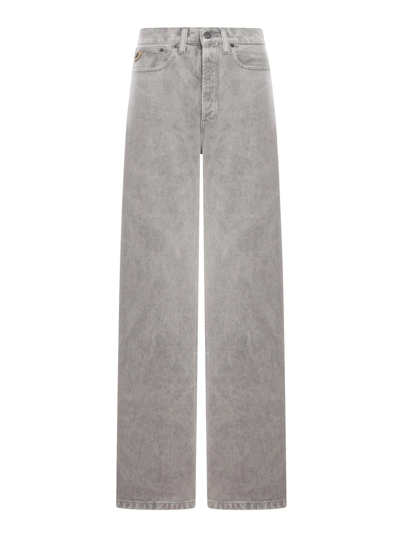 SKATER LOOSE WIDE LEG JEANS