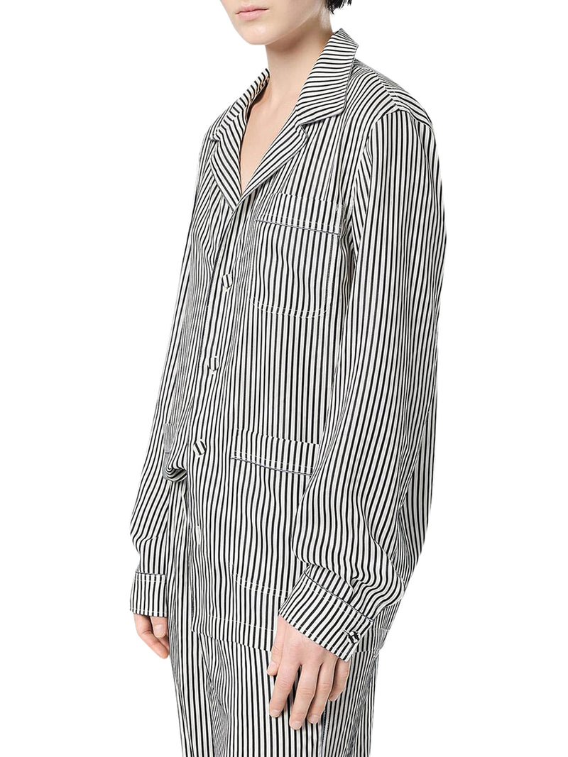 STRIPED SILK SHIRT