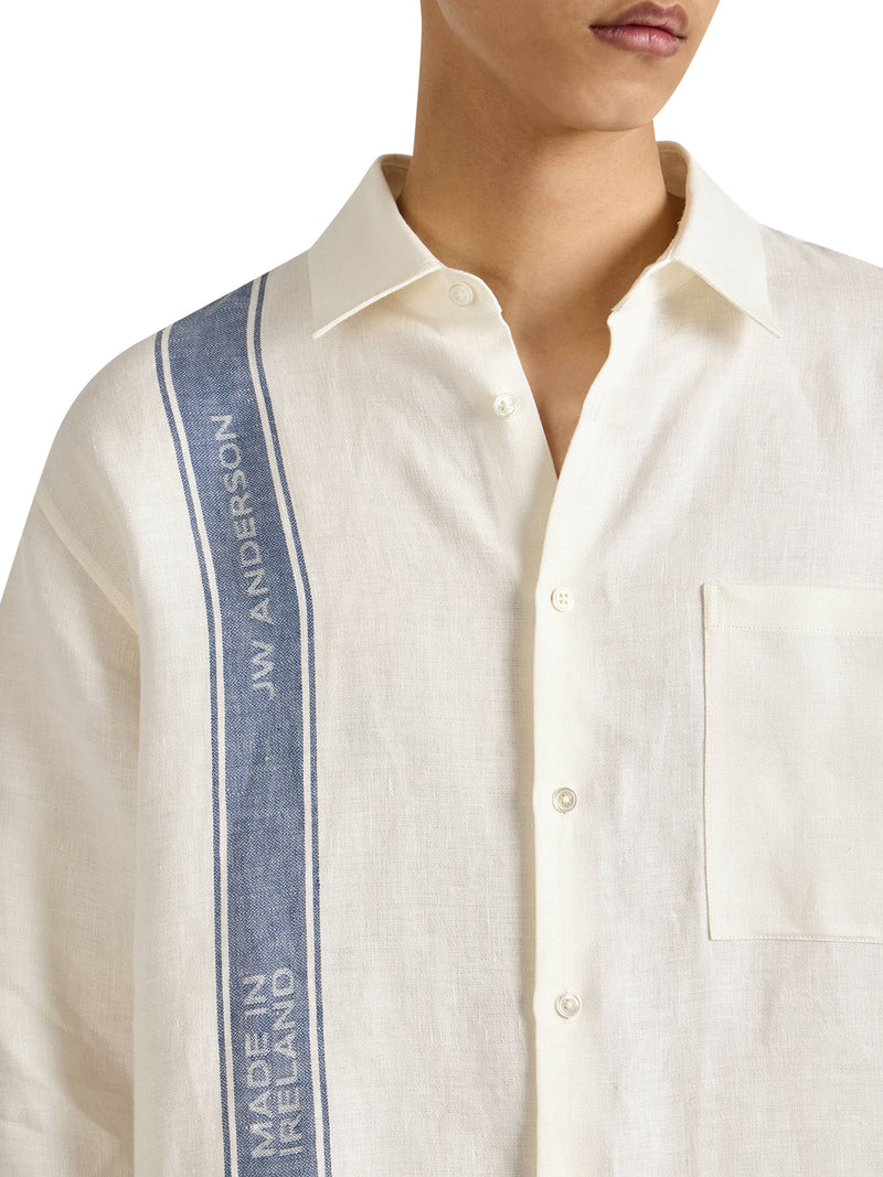LONG-SLEEVED LINEN SHIRT