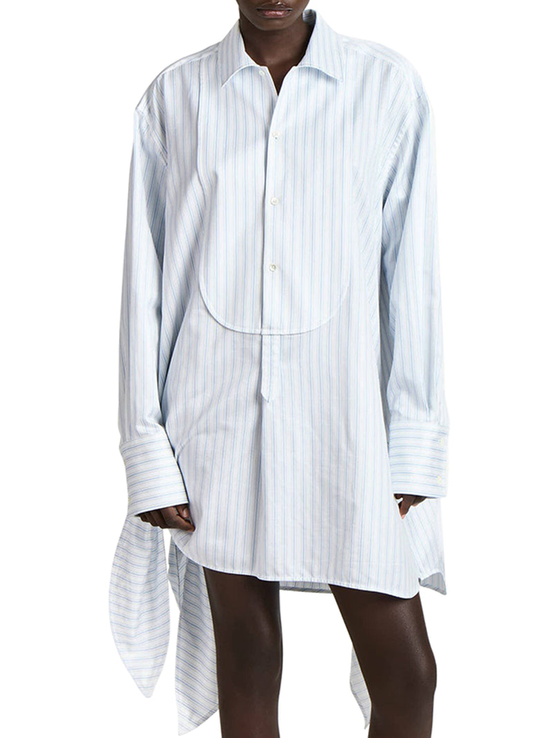 SIDE KNOT SHIRT DRESS