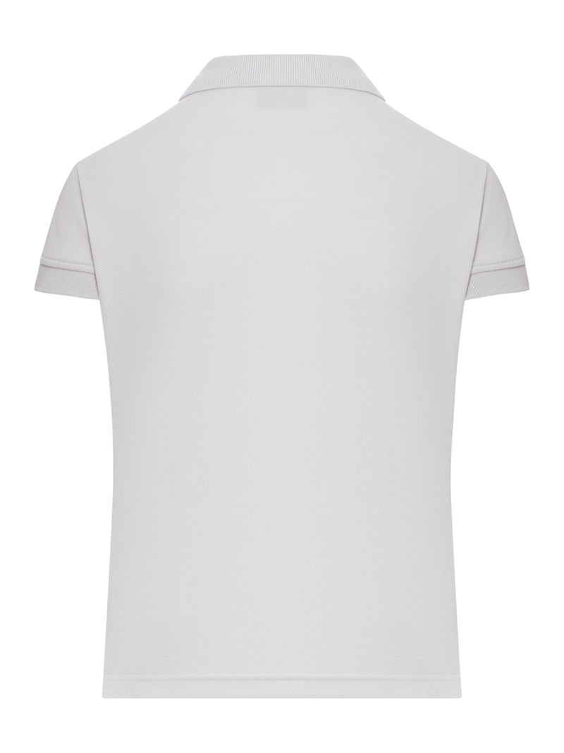 COTTON PIQUE POLO SHIRT WITH SPORT ICON LOGO