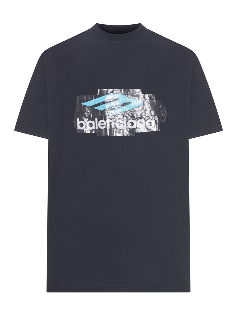 T-SHIRT OVERSIZED WASHED 3B TAPED DRY