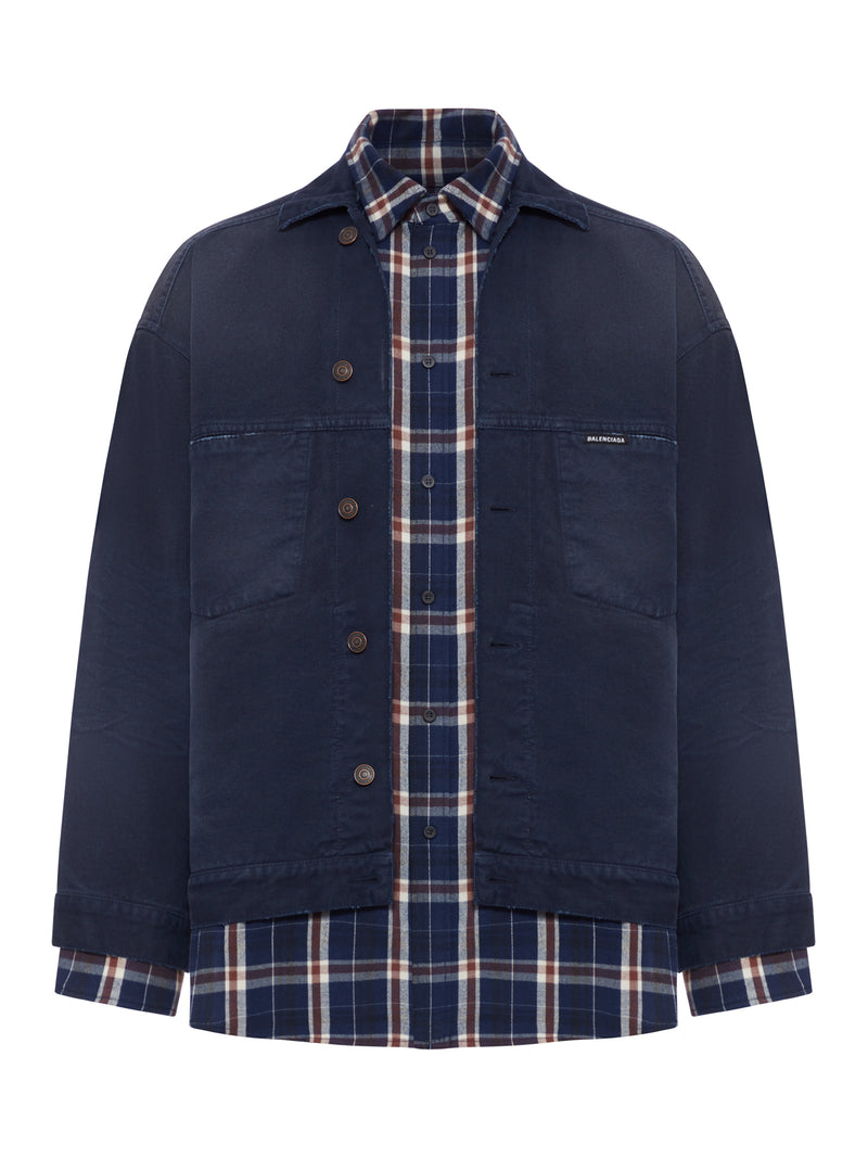 PATCHED SHIRT-JACKET