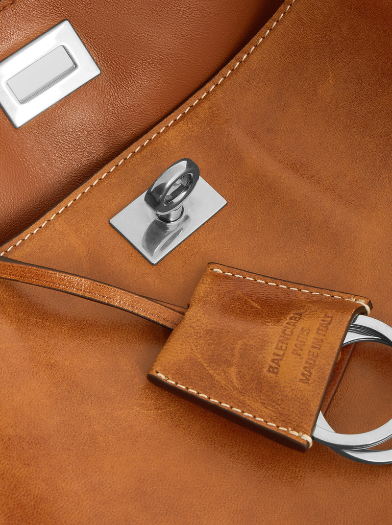 RODEO SMALL VEGETABLE TANNED LAMBSKIN BAG