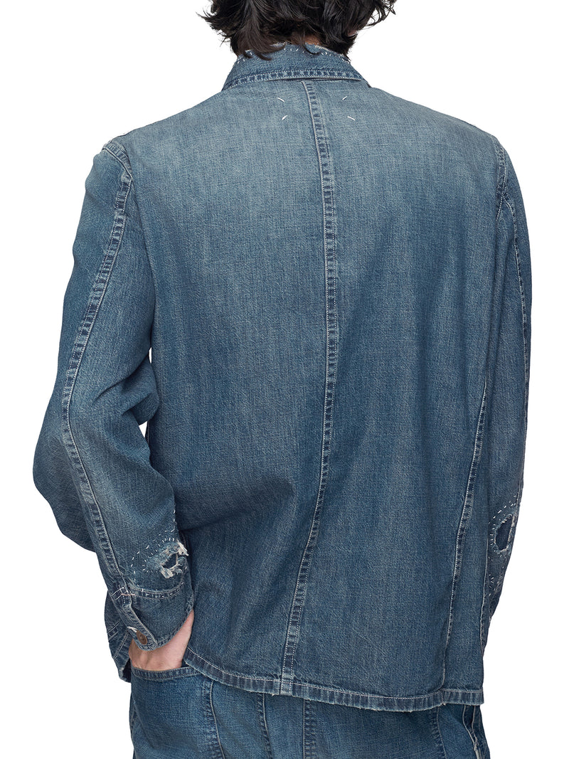 DENIM CABAN JACKET