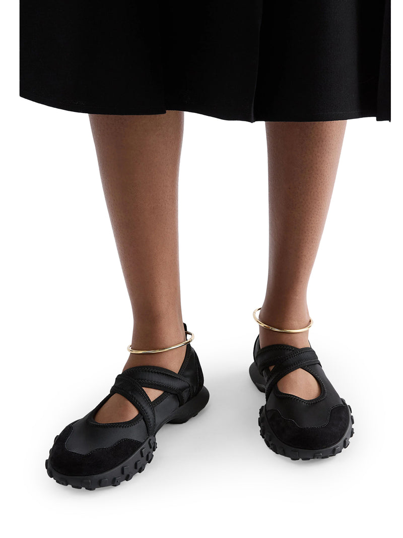 MOON SUEDE BALLET FLATS