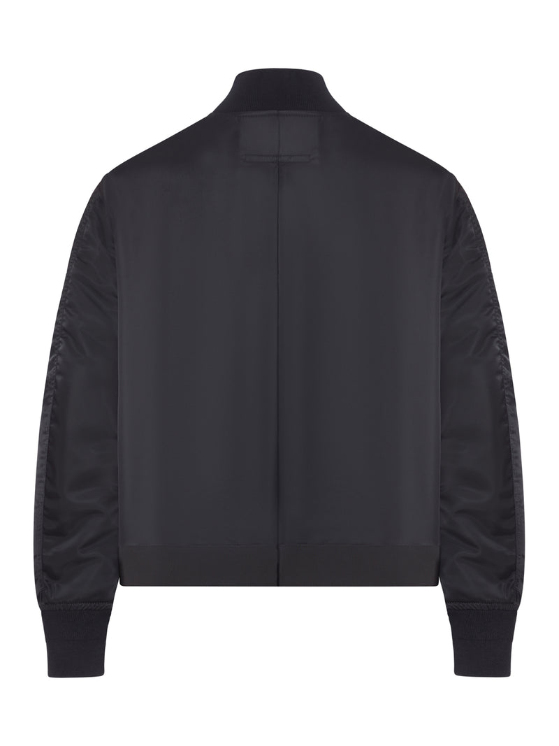 NYLON BOMBER JACKET WITH ZIP
