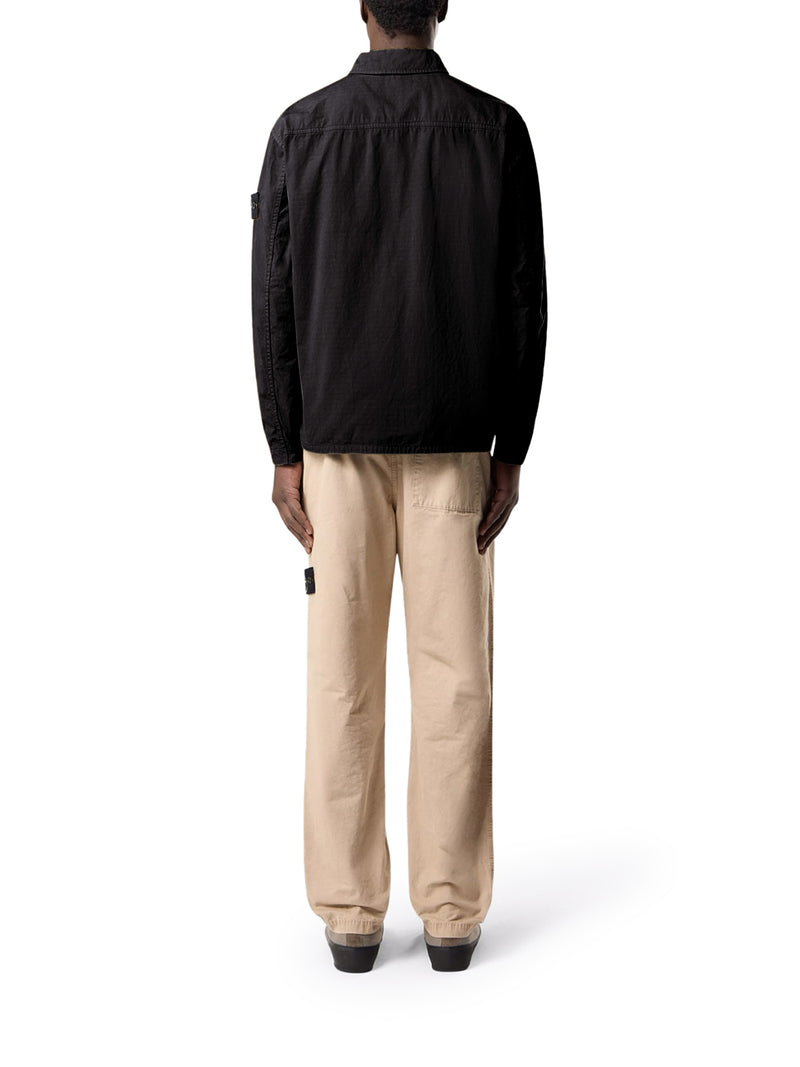OVERSHIRT IN MERCERIZED ORGANIC COTTON RIPSTOP