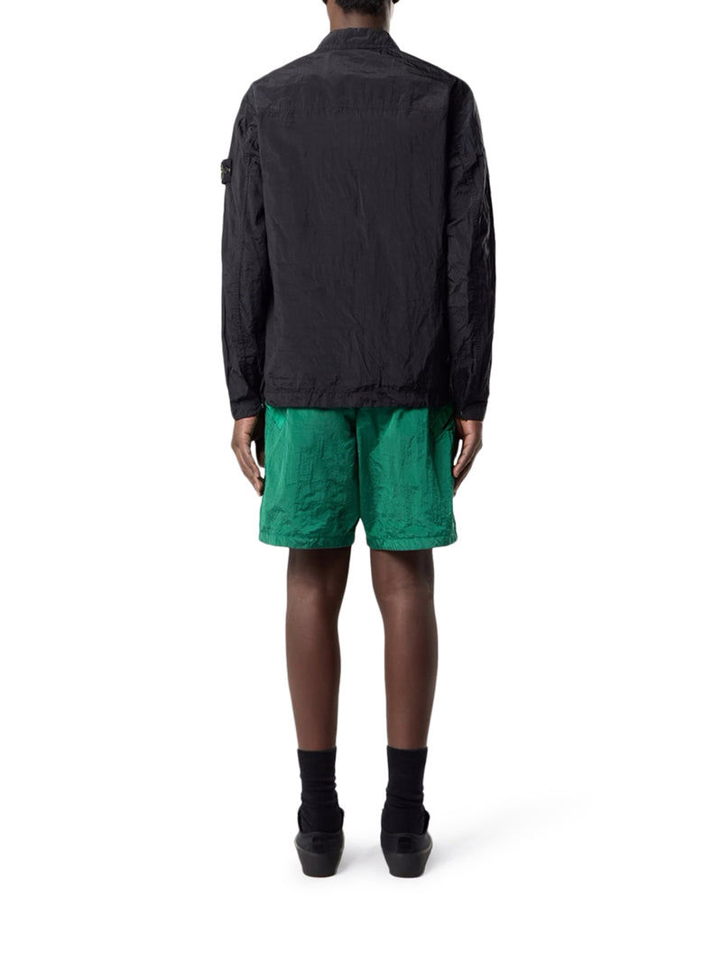 OVERSHIRT WITH ZIP AND BADGE ON THE SLEEVE