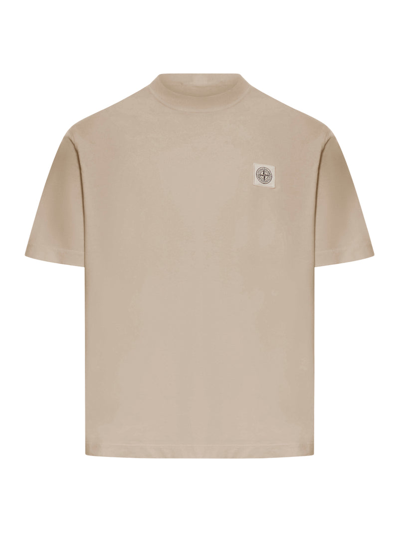 REGULAR FIT T-SHIRT WITH COMPASS LOGO