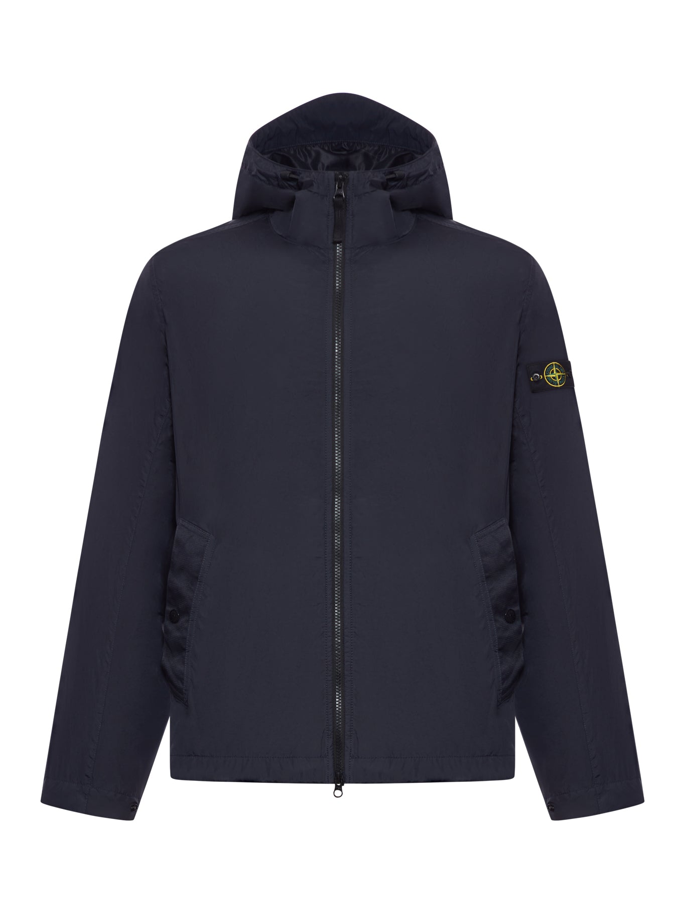 TECHNICAL FABRIC JACKET WITH COMPASS LOGO