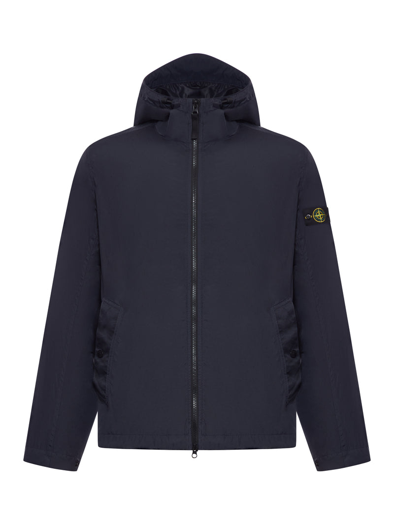 TECHNICAL FABRIC JACKET WITH COMPASS LOGO