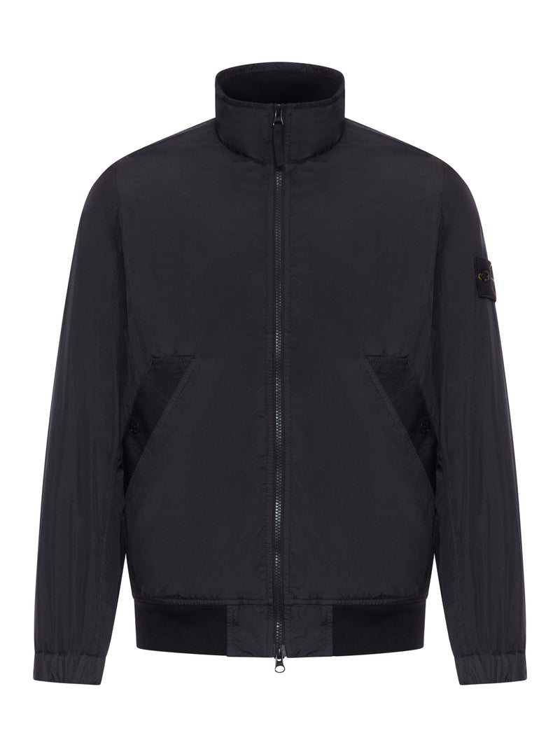 TECHNICAL FABRIC JACKET WITH COMPASS LOGO