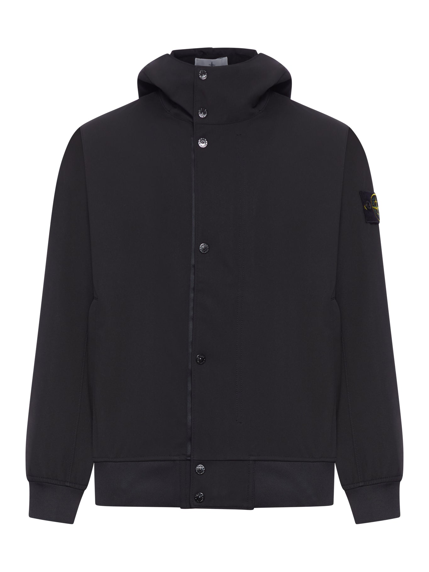 TECHNICAL FABRIC JACKET WITH COMPASS LOGO