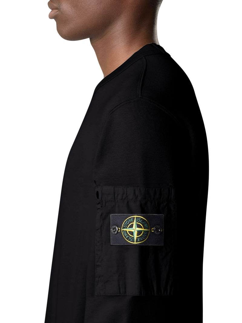 REGULAR FIT CREW NECK SWEATSHIRT WITH SEASONAL POCKET