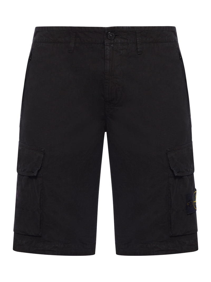 SLIM FIT CARGO SHORTS IN COTTON