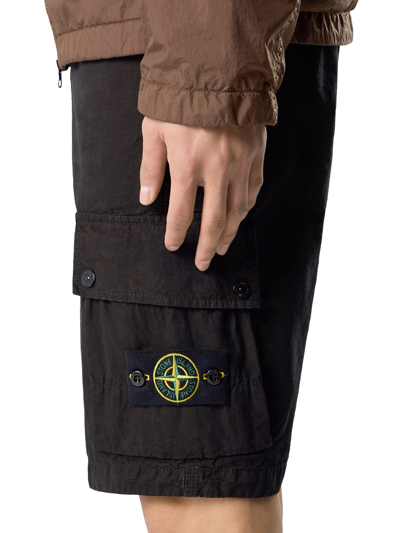 SLIM FIT CARGO SHORTS IN COTTON