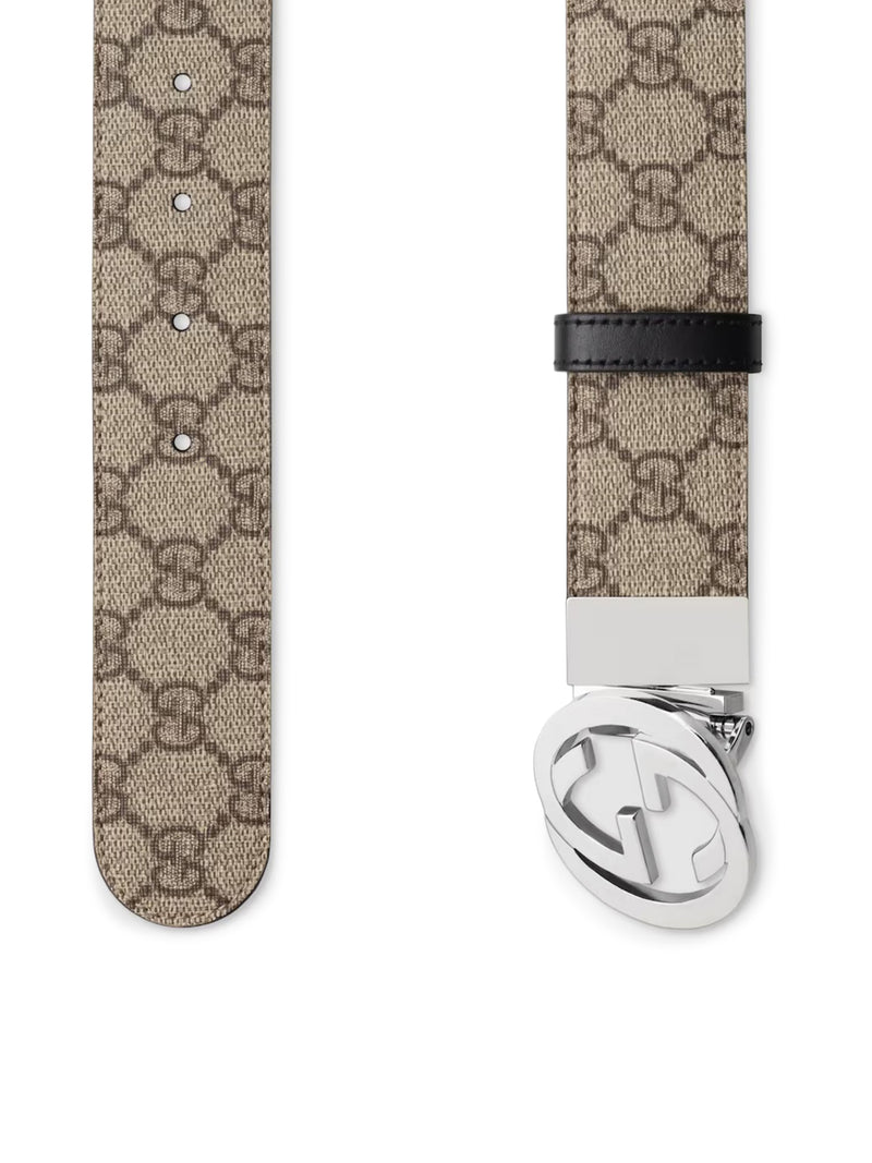 REVERSIBLE BELT WITH GG CROSS BUCKLE