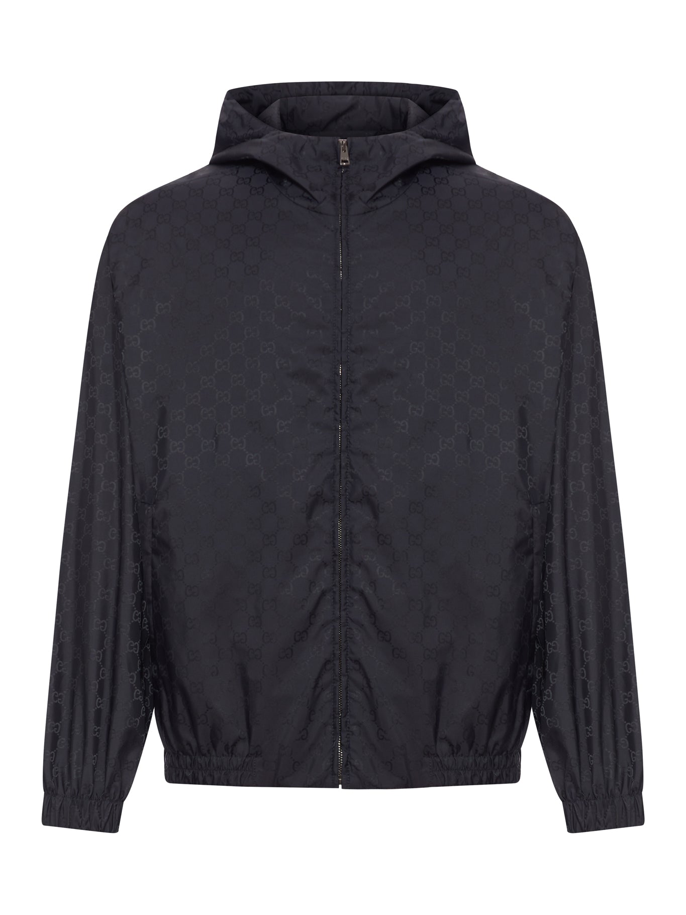 NYLON JACKET WITH ALLOVER GG LOGO