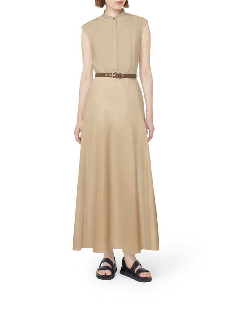 COTTON POPLIN WHEEL-SHAPED DRESS