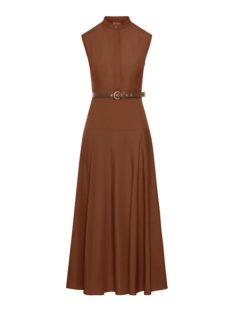 COTTON POPLIN WHEEL-SHAPED DRESS