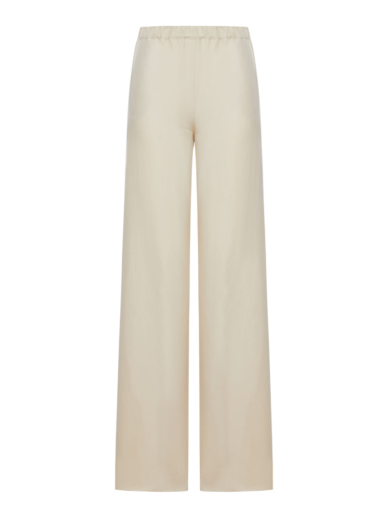 LINEN AND SILK TROUSERS