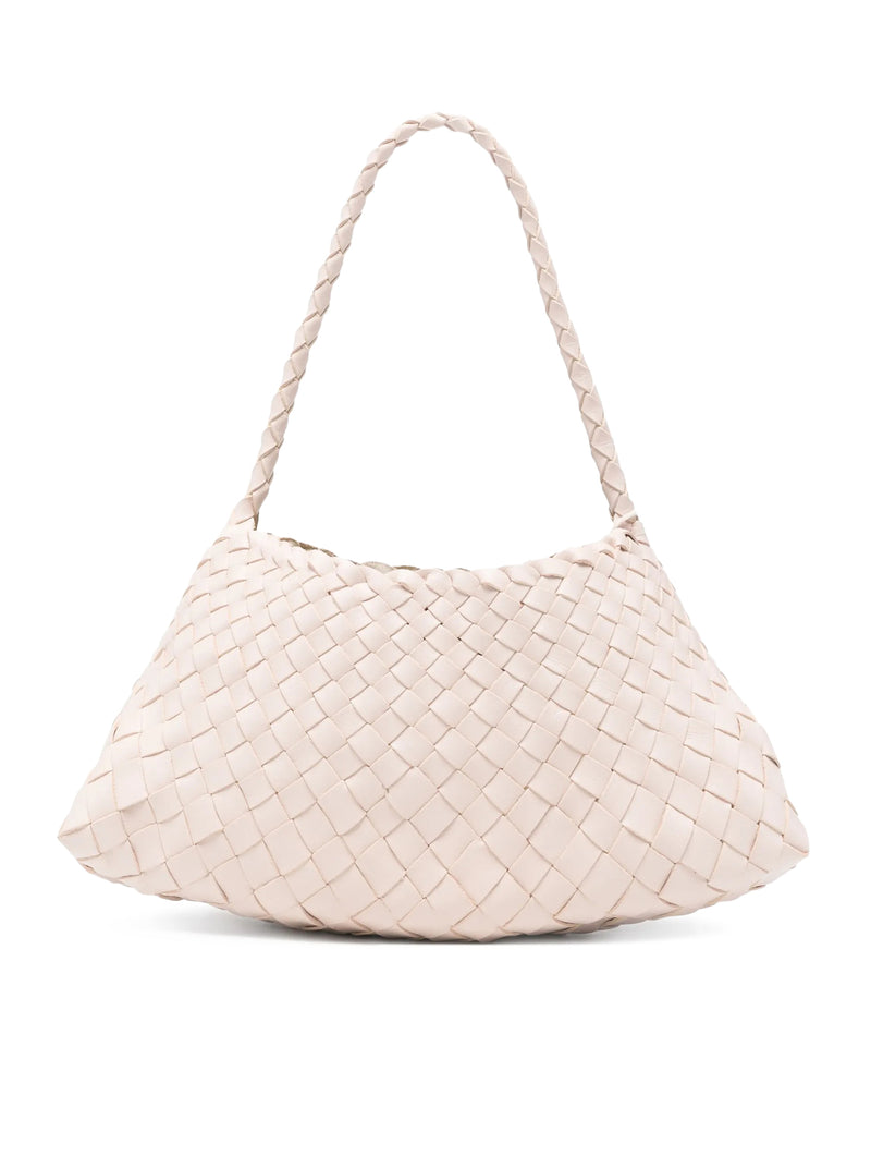 ROSANNA MINI BAG IN DARK BROWN WOVEN LEATHER