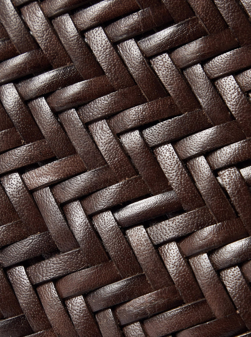 NANTUCKET BIG TOTE BAG IN WOVEN LEATHER