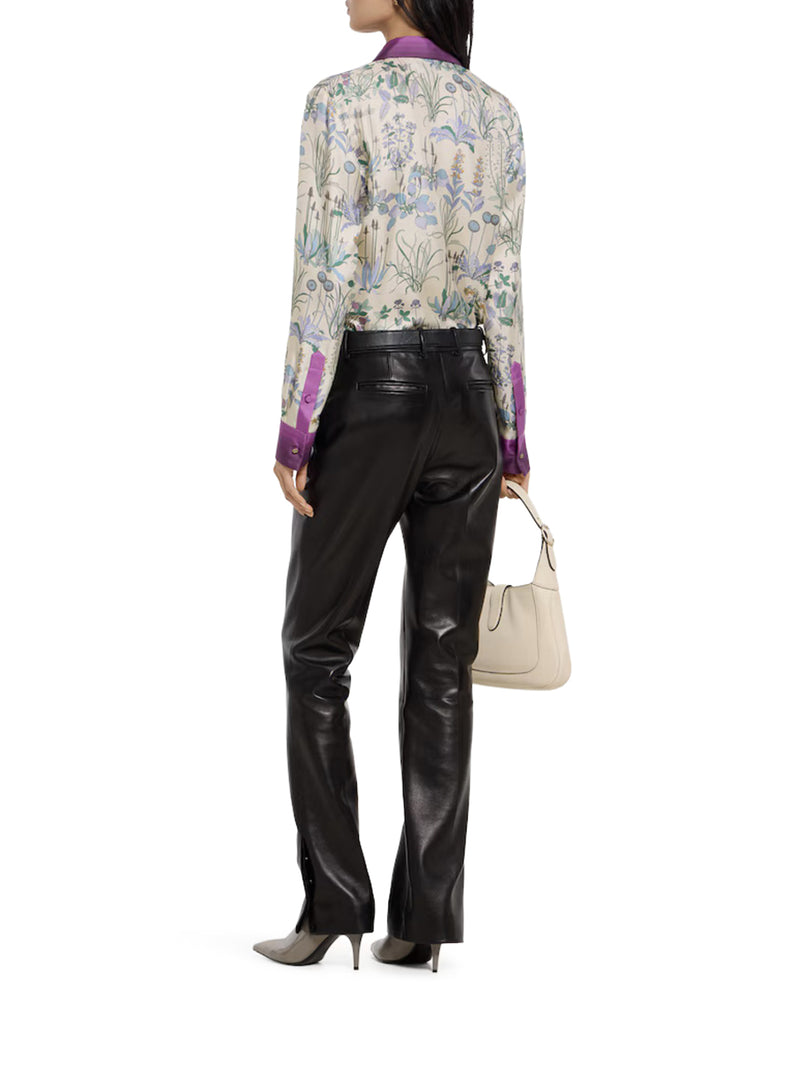 PRINTED SILK TWILL SHIRT