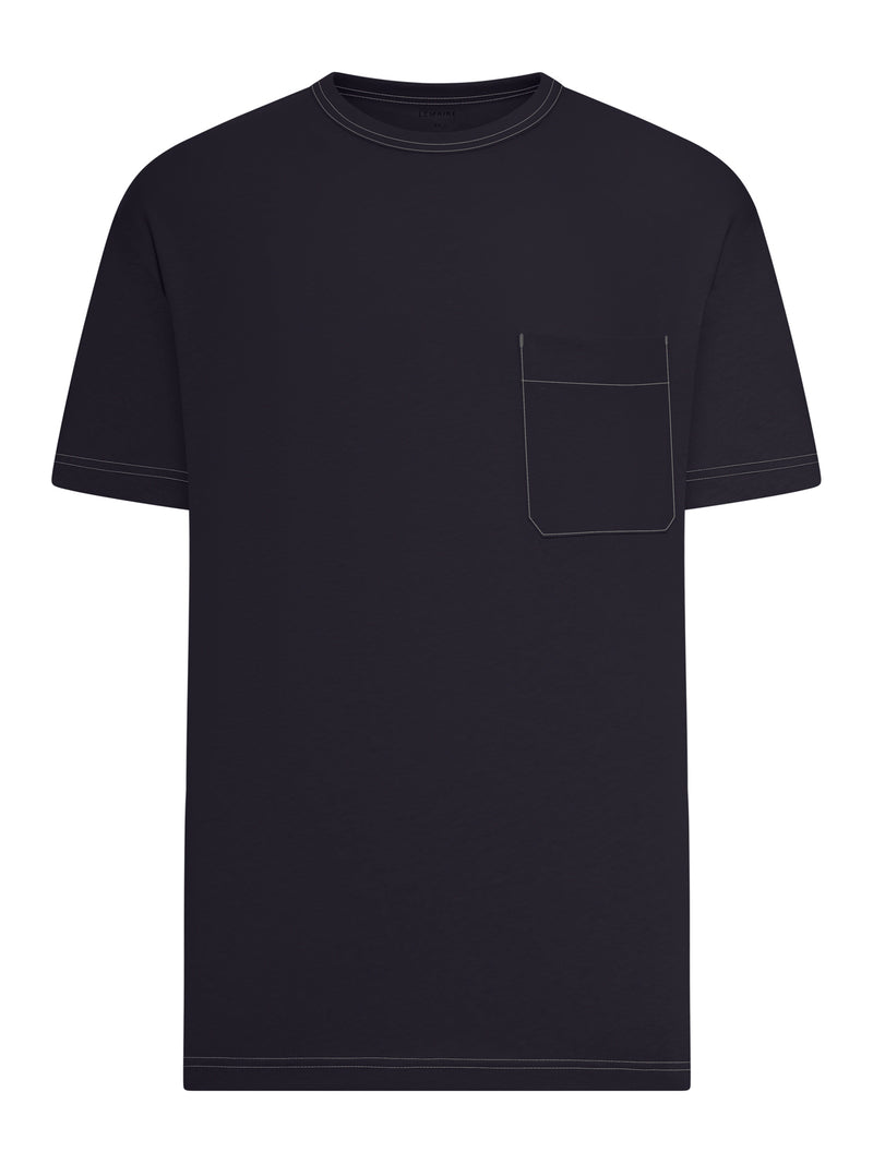 SHORT-SLEEVED BOXY T-SHIRT IN HEAVY JERSEY