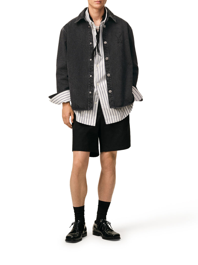 AMI DE COEUR COTTON KNIT SHIRT JACKET