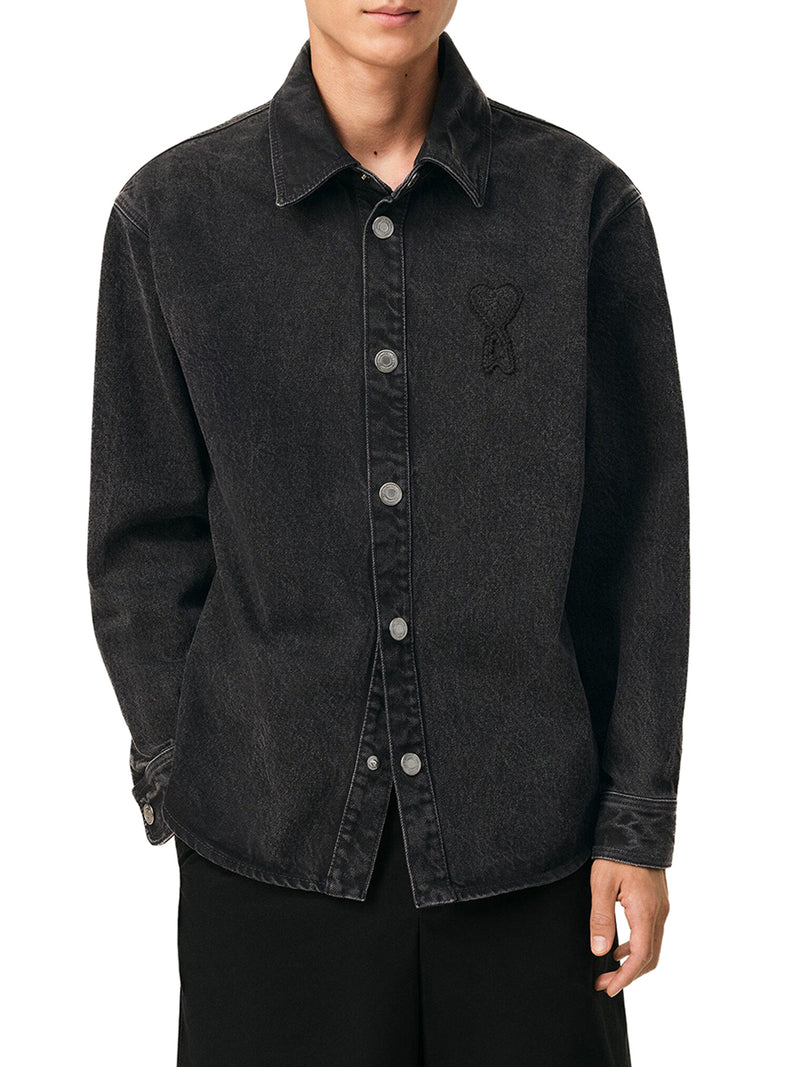 AMI DE COEUR COTTON KNIT SHIRT JACKET