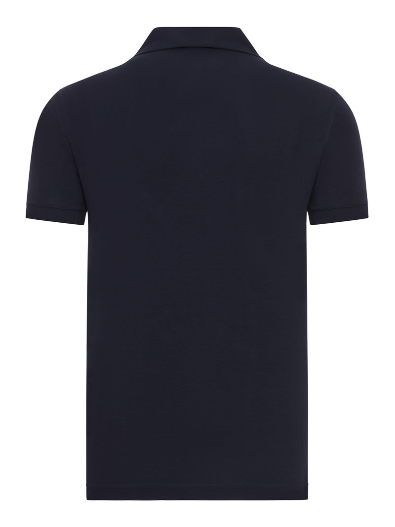 SHORT-SLEEVED POLO SHIRT IN TECHNICAL FABRIC