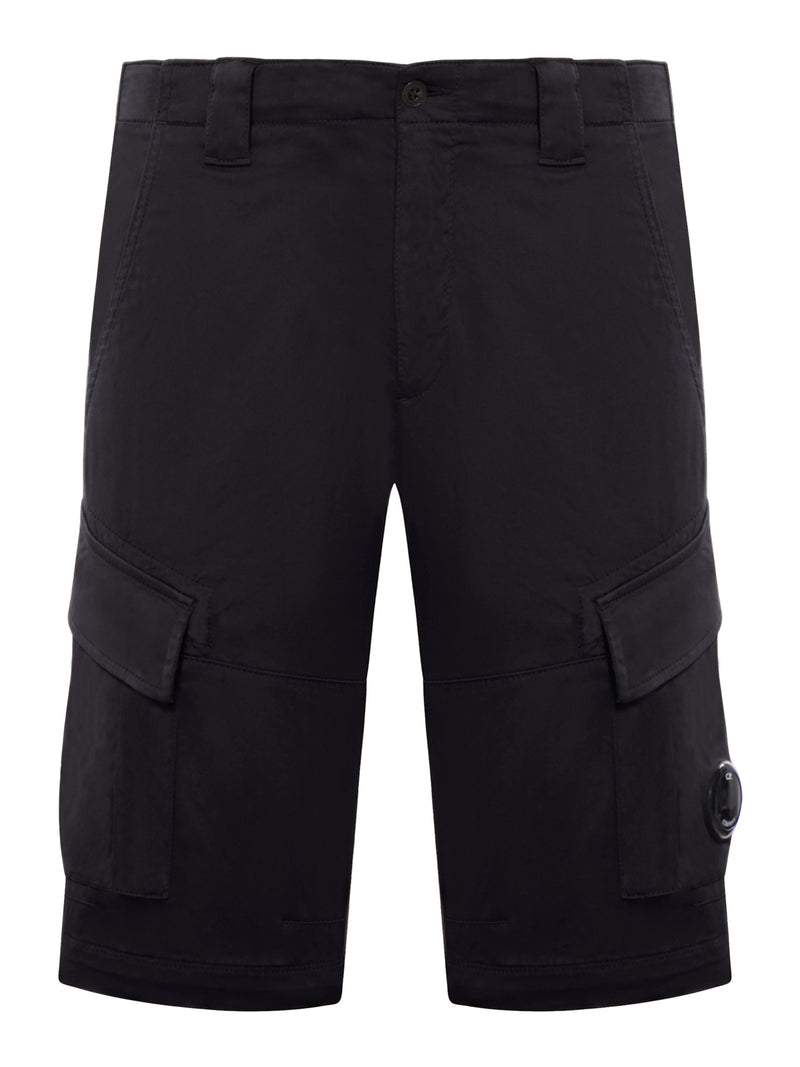 SATEEN STRETCH CARGO SHORTS