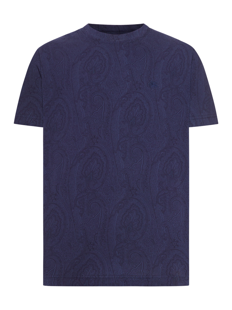 COTTON T-SHIRT WITH ARNICA PATTERN