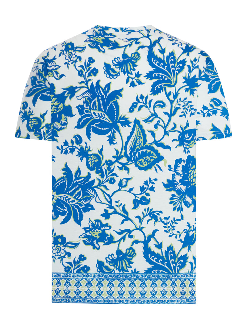 SOHO COTTON T-SHIRT WITH PLACED PRINT