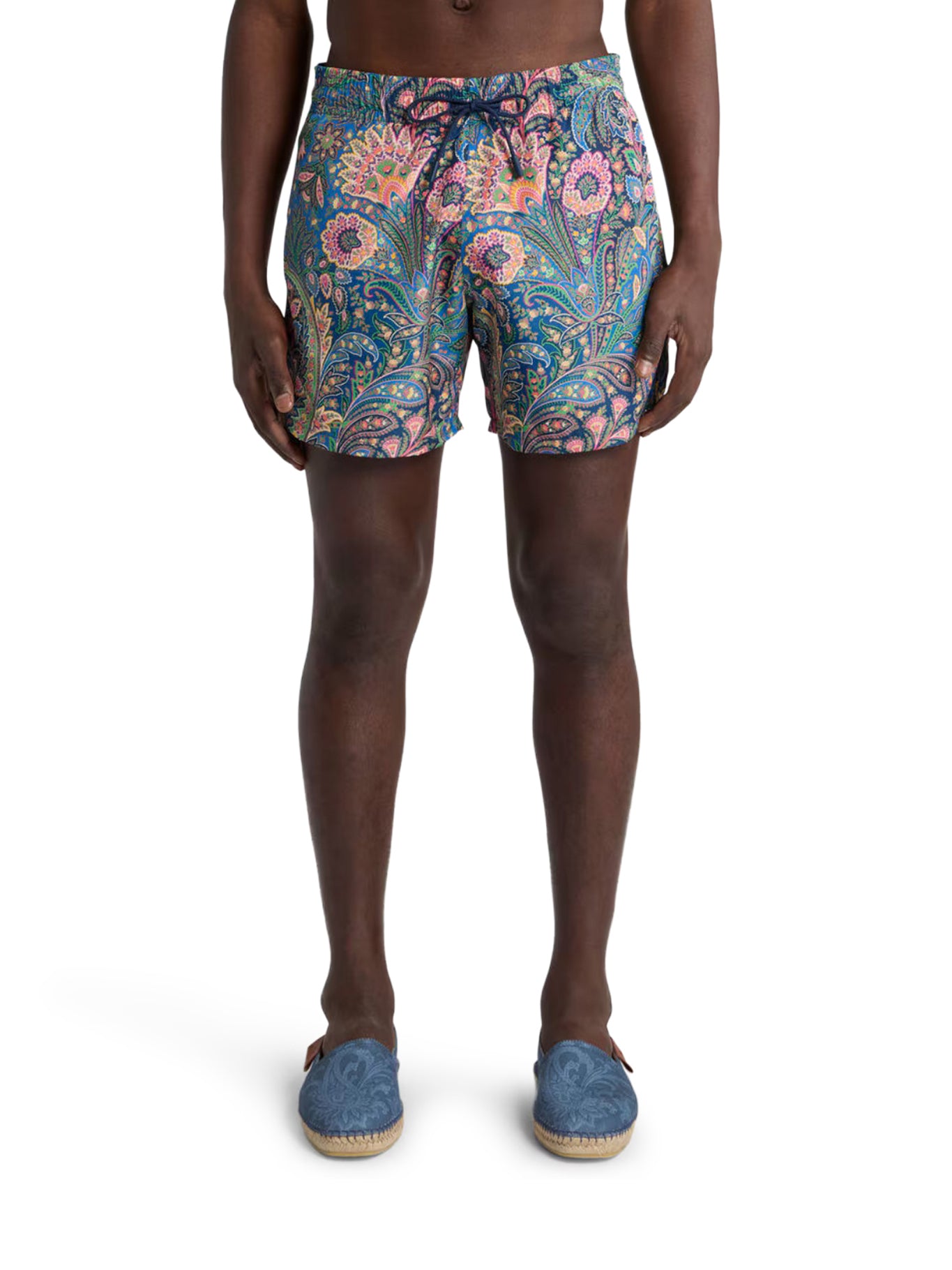 FLORAL PAISLEY PATTERN SWIMSUIT