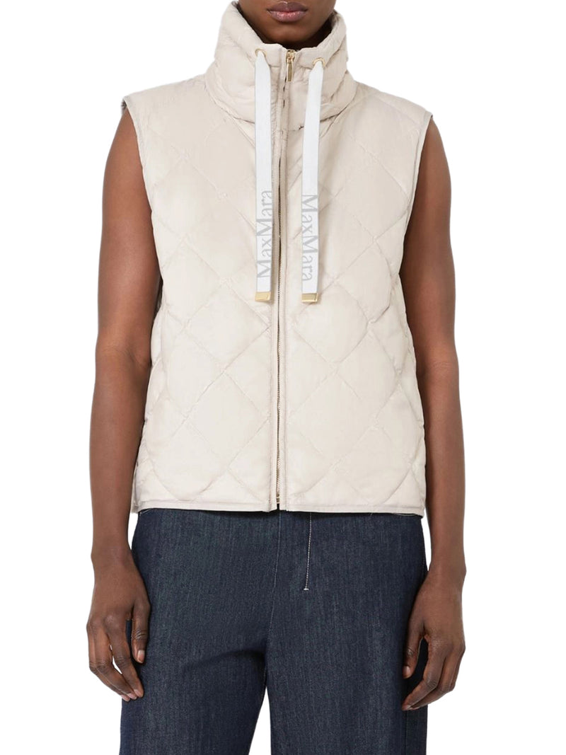 PADDED VEST IN DROP-RESISTANT NYLON CANVAS