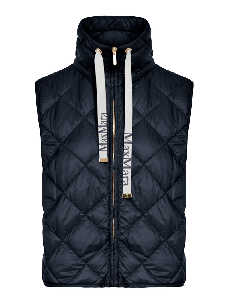 PADDED VEST IN DROP-RESISTANT NYLON CANVAS