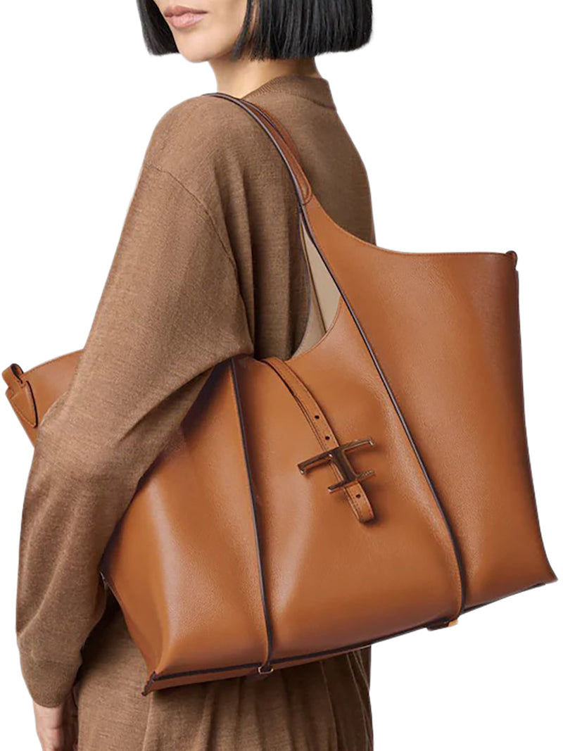 TIMELESS MEDIUM LEATHER SHOPPING BAG