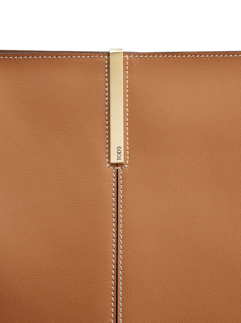 MEDIUM-SMALL LEATHER SHOPPING BAG