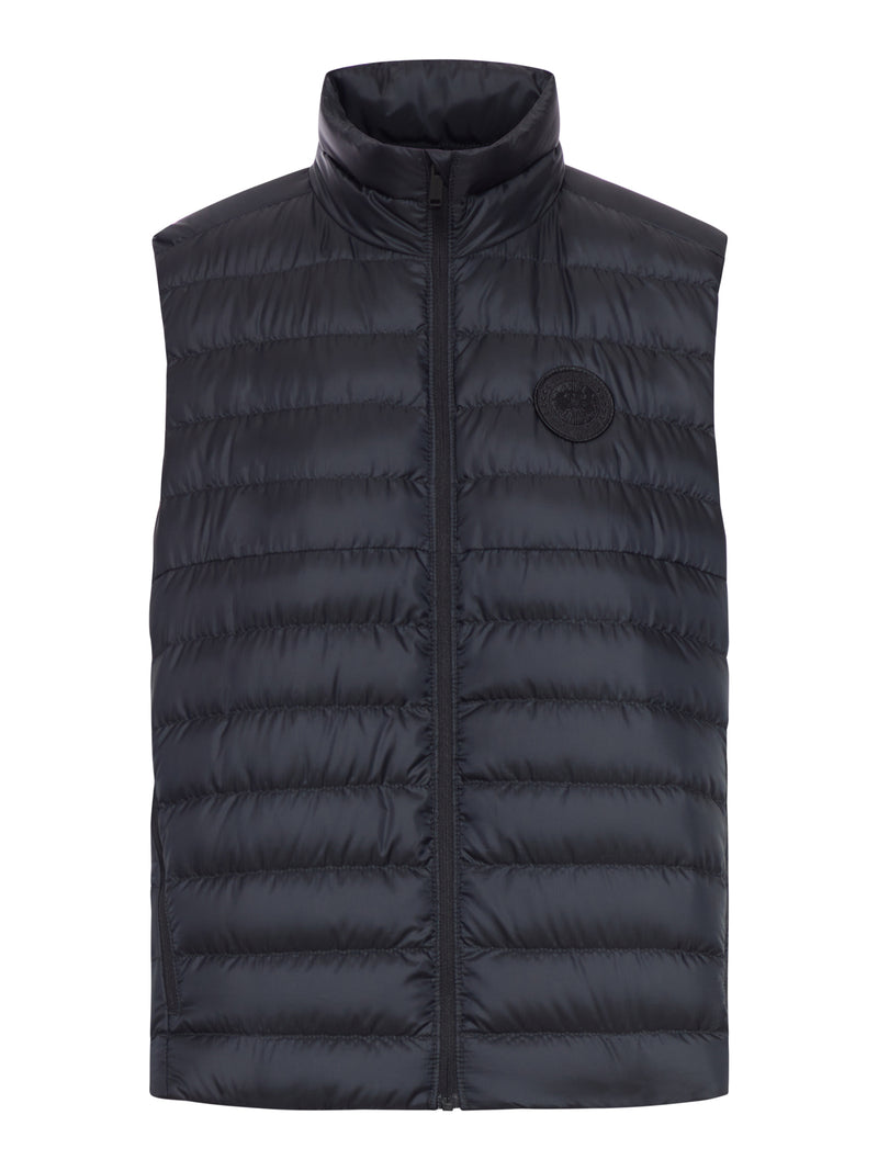 AETHERA TONAL LABEL SLEEVELESS JACKET