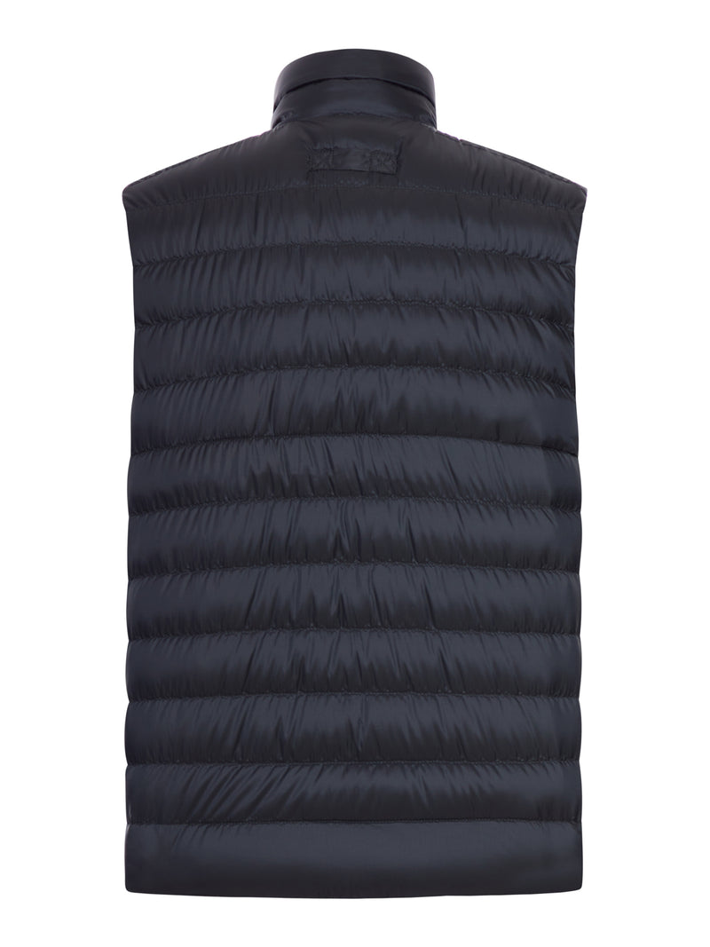 AETHERA TONAL LABEL SLEEVELESS JACKET