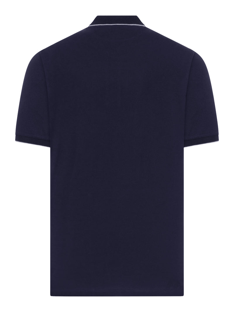 COTTON POLO SHIRT WITH EMBROIDERED LOGO